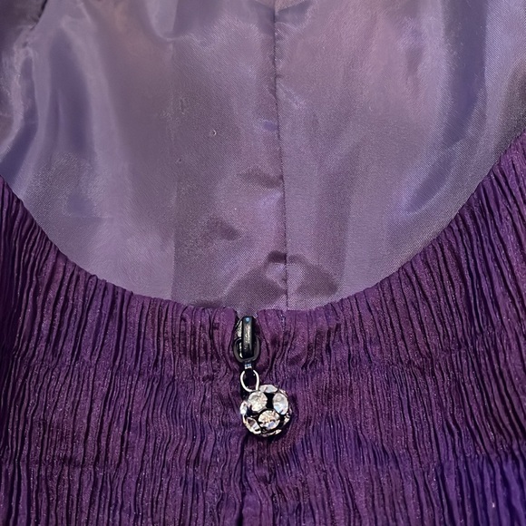 Flores&Flores sleeveless top and jacket set. Size 6. Deep purple. - Picture 8 of 10